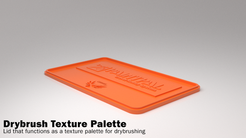 PaintPal - Drybrush Texture Palette Lid