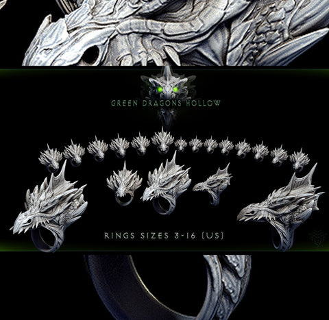 Green Dragon Rings