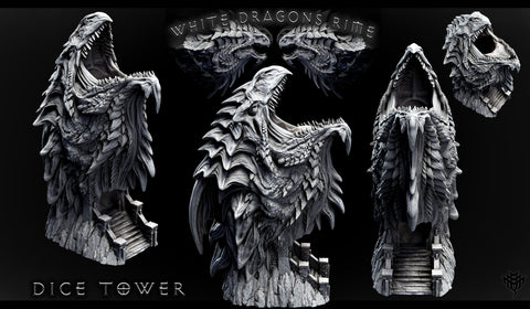 White Dragon Dice Tower