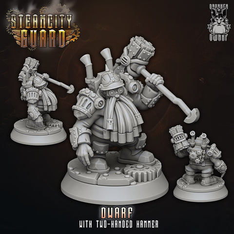 Dwarf with two-handed hammer