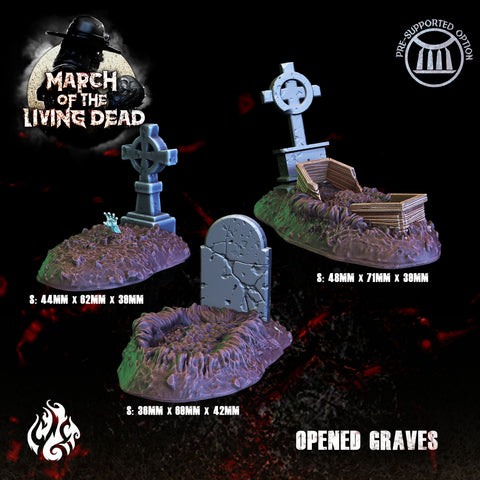 Opened Graves